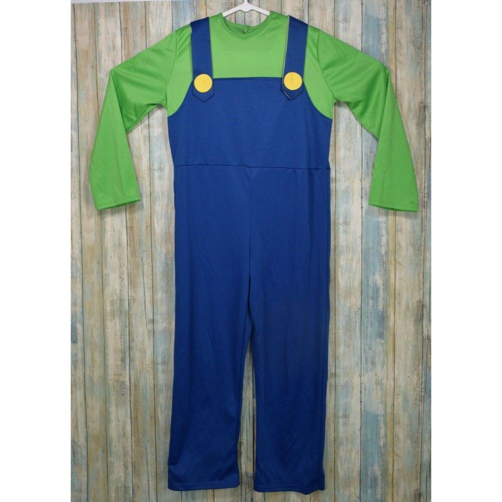 Rubie's Super Mario Luigi Halloween Costume Child's Size Large